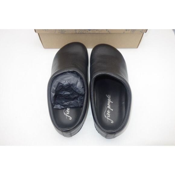 NEW Free People Black Cambria Footbed Clogs Women's 36 US Size 6 FP Collection - Picture 7 of 11